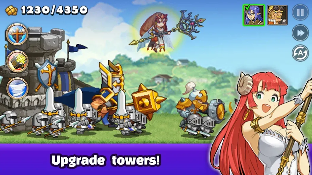 Kingdom Wars - Tower Defense (Кингдом Варс)  [МОД Бесконечные монеты] Screenshot 2