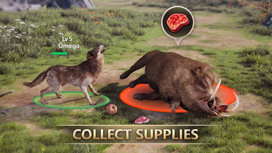 Wolf Game: Wild Animal Wars (Вулф Гейм)  [МОД Unlimited Money] Screenshot 2