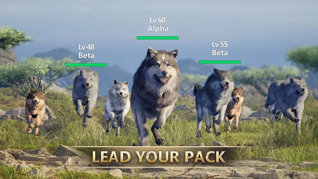 Wolf Game: Wild Animal Wars (Вулф Гейм)  [МОД Unlimited Money] Screenshot 4