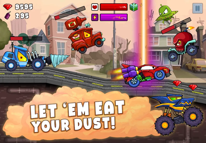 Car Eats Car 2 - Racing Game (Кар Еатс Кар 2)  [МОД Много денег] Screenshot 3