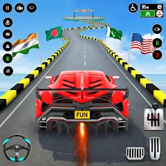 Взлом GT Car Stunt : Ramp Car Stunts (ДжиТи Кар Стант)  [МОД Unlimited Money] - последняя версия apk на Андроид