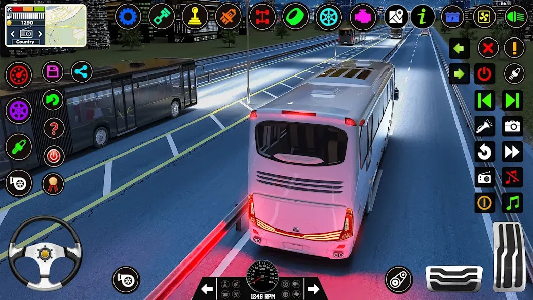 Bus Driving Games 3D: Bus Game  [МОД Много денег] Screenshot 1