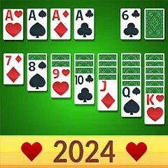 Скачать взломанную Solitaire Classic - 2024 (Солитер Классик)  [МОД Menu] - последняя версия apk на Андроид