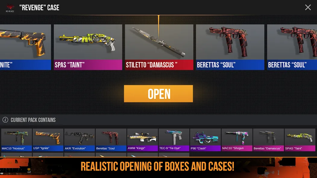 Case Opener: Skins Simulator  [МОД Бесконечные монеты] Screenshot 5