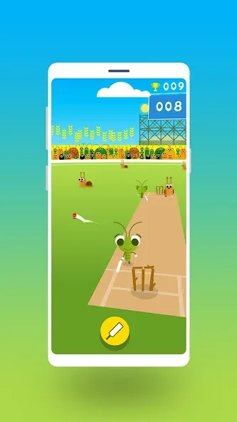 Cric Game - Doodle Cricket (Крик Гейм)  [МОД Бесконечные монеты] Screenshot 3