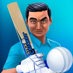 Взломанная Stick Cricket Clash (тик Крикет Клаш)  [МОД Unlimited Money] - полная версия apk на Андроид