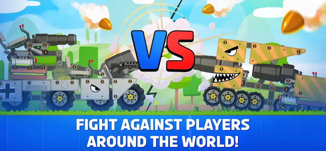 Super Tank Rumble  [МОД Unlocked] Screenshot 2