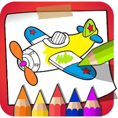 Скачать взломанную Coloring Book - Kids Paint  [МОД Бесконечные монеты] - полная версия apk на Андроид