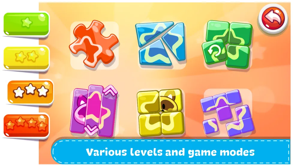 Kids Games - Puzzle World  [МОД Бесконечные деньги] Screenshot 2