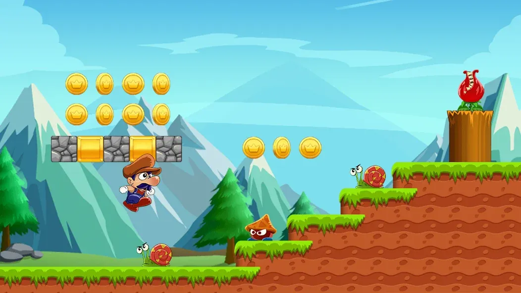 Super Bino Go:Adventure Jungle (Супер Бино Го)  [МОД Unlimited Money] Screenshot 1