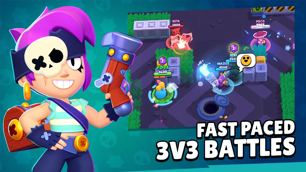 Brawl Stars (Брол Старс)  [МОД Все открыто] Screenshot 2