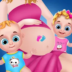 Взлом Mom Babysitting Game  [МОД Mega Pack] - полная версия apk на Андроид