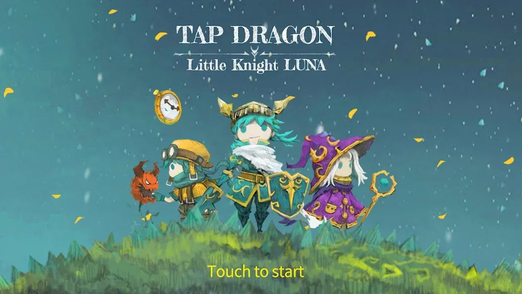 Tap Dragon: Little Knight Luna (Тап Драгон)  [МОД Unlocked] Screenshot 1