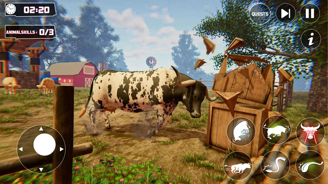 Scary Cow Simulator Rampage (Скари)  [МОД Много денег] Screenshot 2