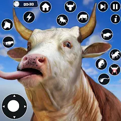 Скачать взлом Scary Cow Simulator Rampage (Скари)  [МОД Много денег] - стабильная версия apk на Андроид