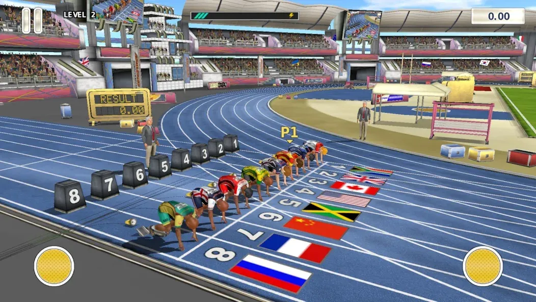 Athletics 3: Summer Sports (Атлетика 3)  [МОД Бесконечные монеты] Screenshot 1