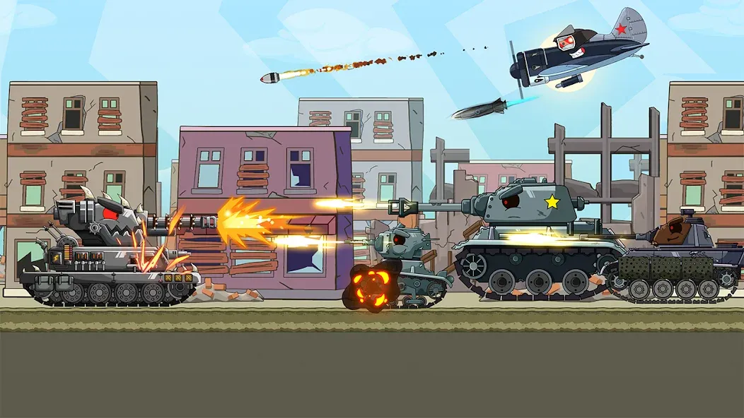 Tank Arena Steel Battle (Танковая Арена Стальное Сражение)  [МОД Все открыто] Screenshot 3