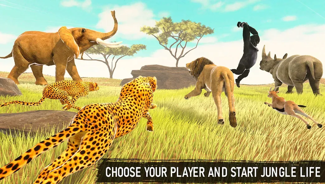 Savanna Safari: Land of Beasts (Саванна игра выживания животных)  [МОД Mega Pack] Screenshot 3