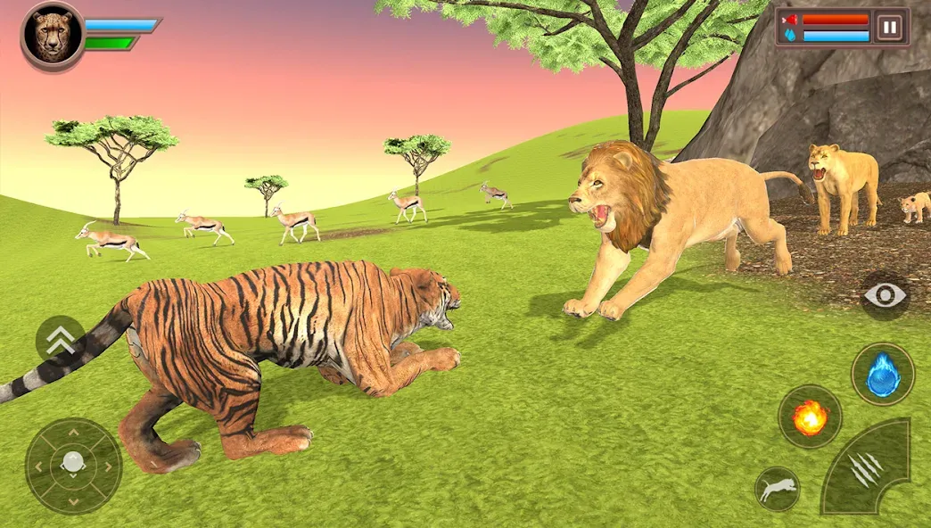 Savanna Safari: Land of Beasts (Саванна игра выживания животных)  [МОД Mega Pack] Screenshot 4