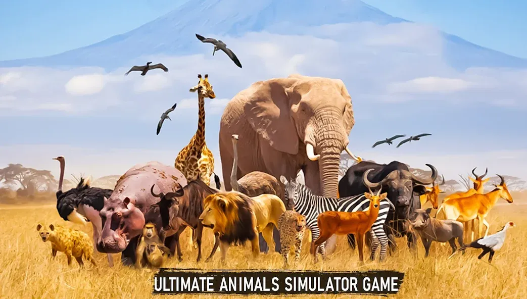 Savanna Safari: Land of Beasts (Саванна игра выживания животных)  [МОД Mega Pack] Screenshot 5