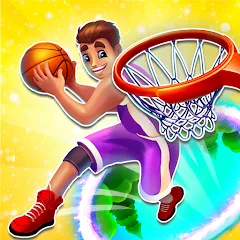 Скачать взломанную Hoop World: Flip Dunk Game 3D (Хуп Ворлд)  [МОД Бесконечные деньги] - последняя версия apk на Андроид