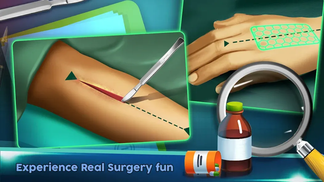 Surgery Doctor Simulator Games  [МОД Бесконечные деньги] Screenshot 3