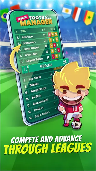 Merge Football Manager: Soccer (Мерж Футбол Менеджер)  [МОД Меню] Screenshot 3