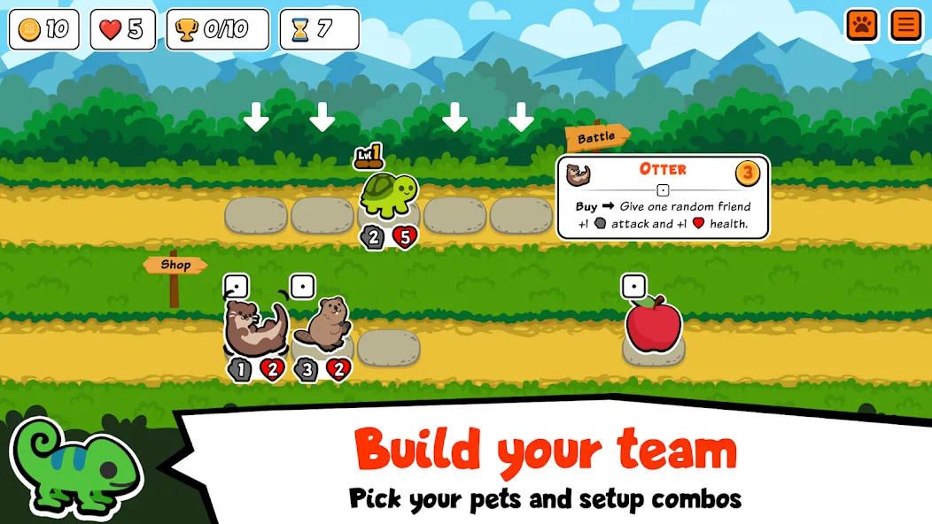 Super Auto Pets (упер Ауто Петс)  [МОД Много денег] Screenshot 1