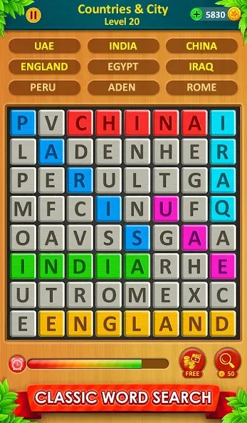 Word Game 2024 - Word Connect (Ворд Гейм 2023)  [МОД Mega Pack] Screenshot 2