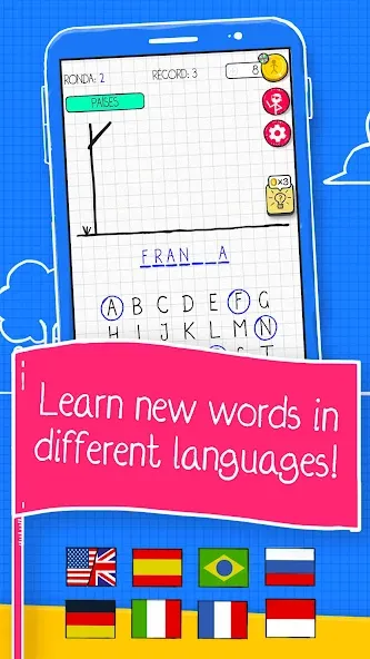 Hangman  [МОД Много денег] Screenshot 2