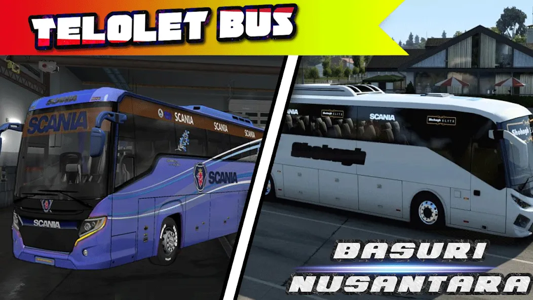 Bus Telolet Basuri Nusantara (Бус Телолет Басури Нусантара)  [МОД Menu] Screenshot 1