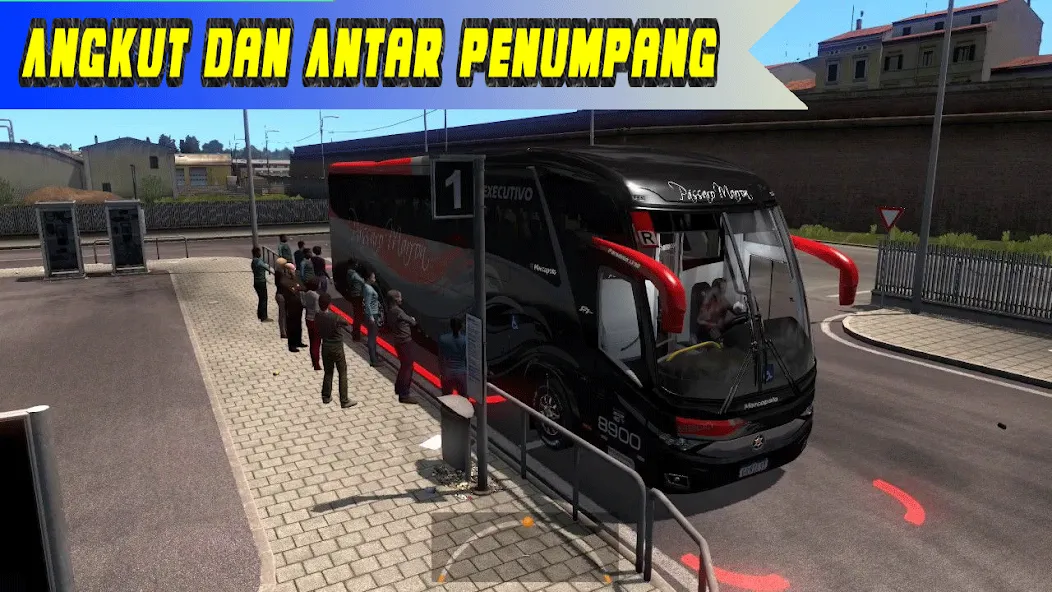 Bus Telolet Basuri Nusantara (Бус Телолет Басури Нусантара)  [МОД Menu] Screenshot 3