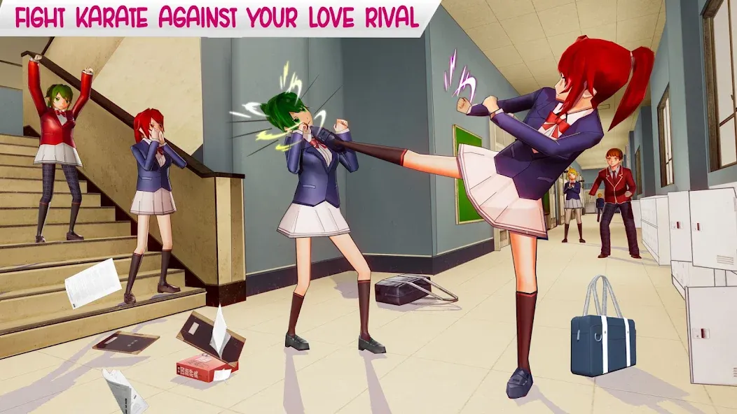 Anime High School Life  [МОД Unlimited Money] Screenshot 1