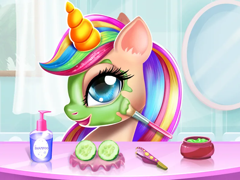 Unicorn Dress up Girls Game  [МОД Бесконечные деньги] Screenshot 3