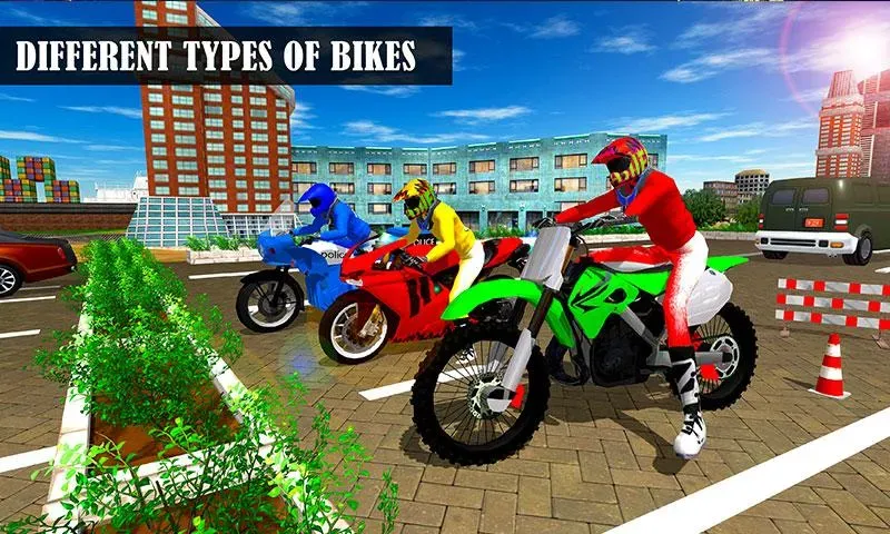 Bike Parking Moto Driving Game (Ларонг Парадахан нг Бисиклета)  [МОД Mega Pack] Screenshot 2