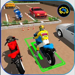 Взлом Bike Parking Moto Driving Game (Ларонг Парадахан нг Бисиклета)  [МОД Mega Pack] - полная версия apk на Андроид