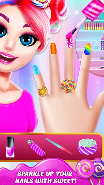 DIY Candy Makeup-Beauty Salon (ДИУАИ Мейкап)  [МОД Бесконечные монеты] Screenshot 3