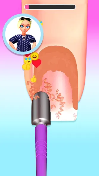 Nail Salon 3D  [МОД Меню] Screenshot 2