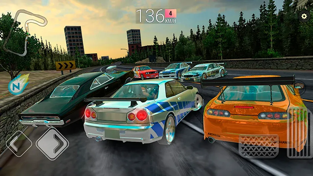 Racing in Car - Multiplayer (Рейсинг ин Кар)  [МОД Mega Pack] Screenshot 5