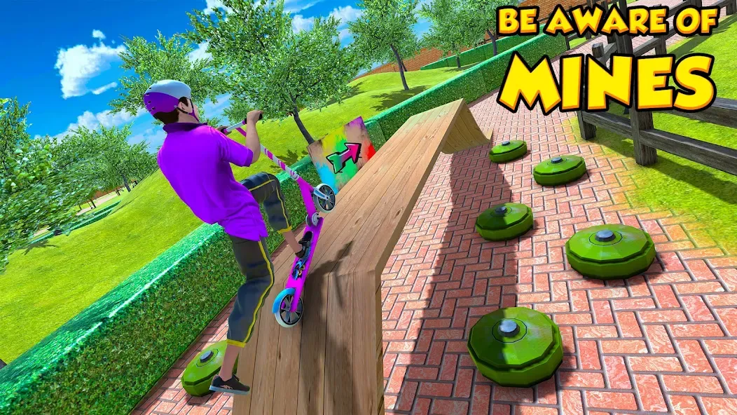 BMX Air Skate Scooter Tricks  [МОД Mega Pack] Screenshot 1