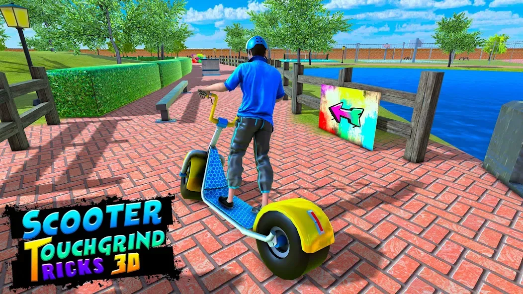 BMX Air Skate Scooter Tricks  [МОД Mega Pack] Screenshot 5