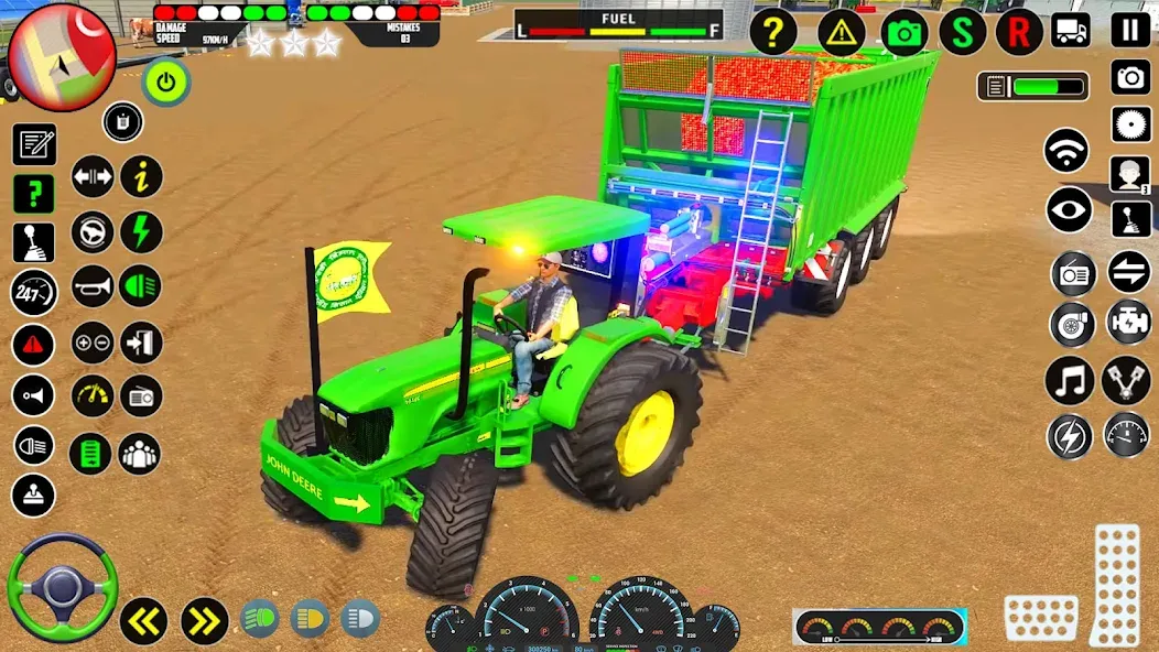 Tractor Farming Games 2023  [МОД Много монет] Screenshot 2