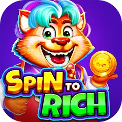 Взломанная Spin To Rich - Vegas Slots (Спин Ту Рич)  [МОД Много монет] - полная версия apk на Андроид