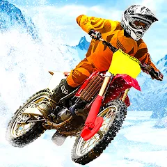 Скачать взлом Snow Tricky Bike Stunt Race 3D  [МОД Menu] - последняя версия apk на Андроид