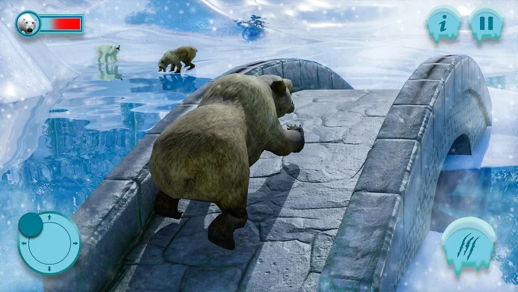 Polar Bear Family Survival  [МОД Бесконечные деньги] Screenshot 1