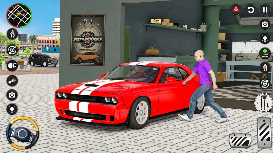 City Car Simulator & Car City  [МОД Много монет] Screenshot 2