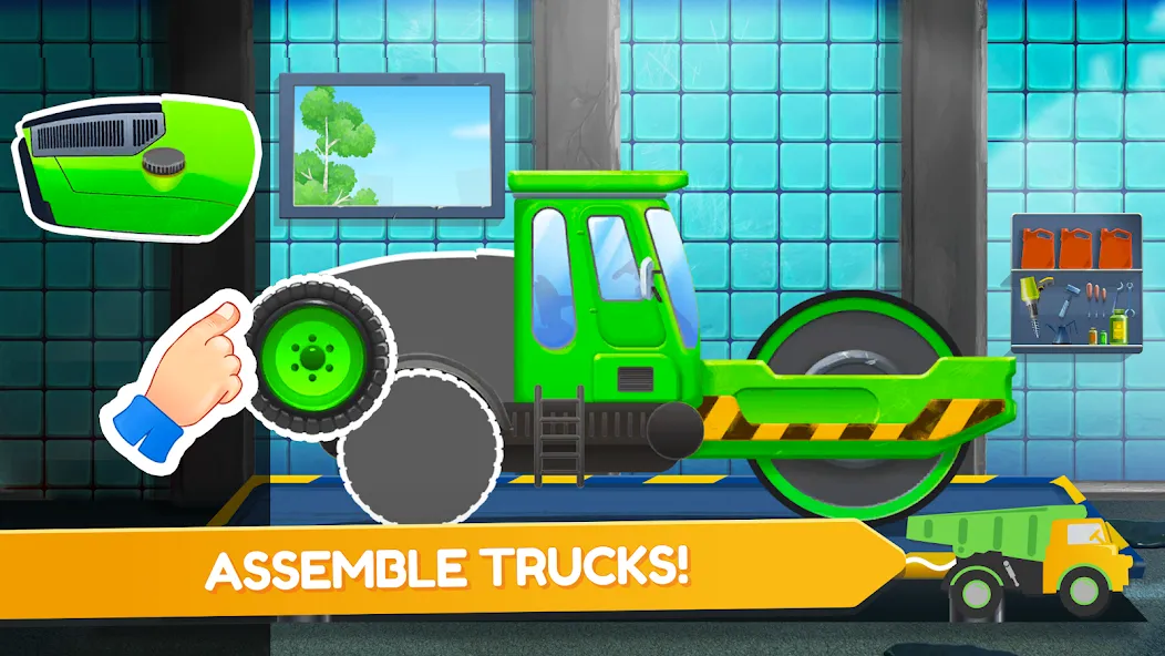 Build a House: Building Trucks  [МОД Бесконечные монеты] Screenshot 3