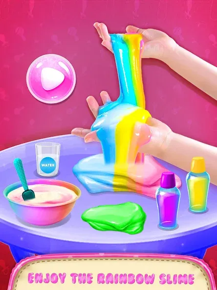 Make Fluffy Slime Maker Game  [МОД Unlimited Money] Screenshot 1