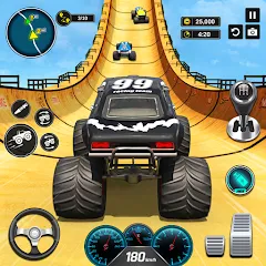 Взлом Monster Truck Games- Car Games  [МОД Бесконечные деньги] - полная версия apk на Андроид