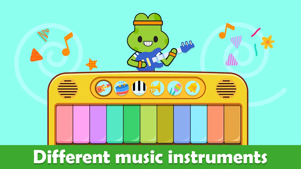 Baby Piano Kids Music Games  [МОД Unlocked] Screenshot 3